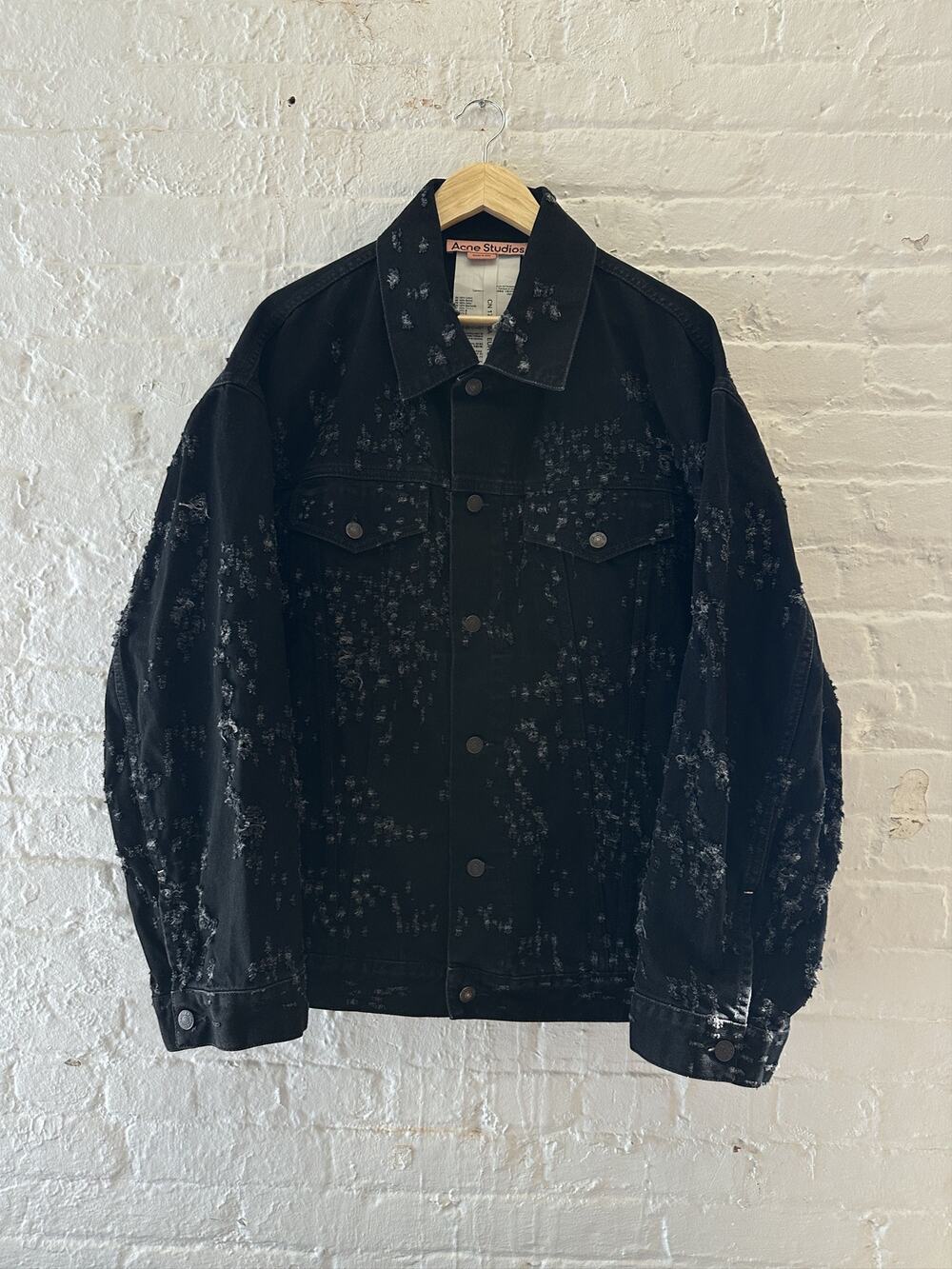Acne Studios Distressed Denim Jacket